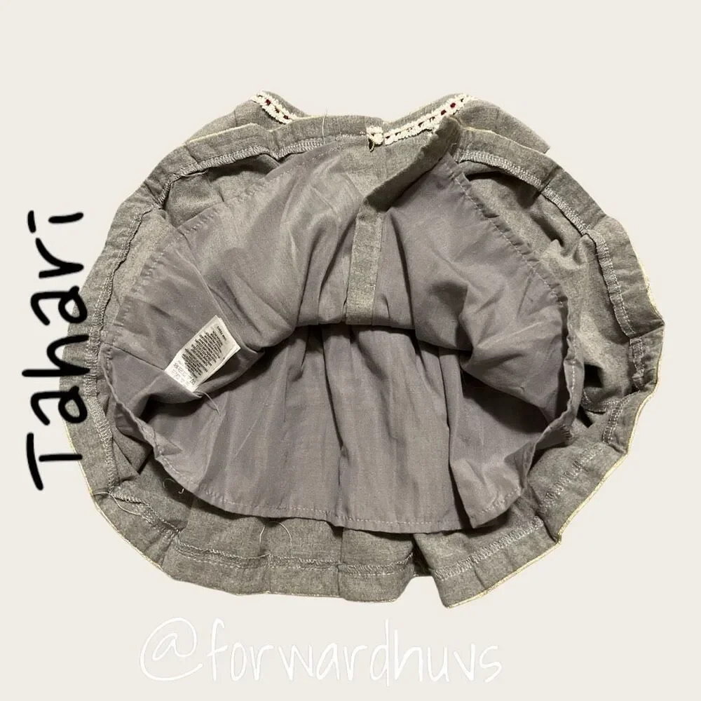 Tahari Grey Toddler Dress Size 6 - 9 Months